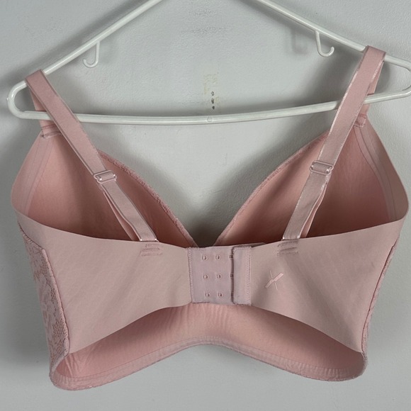Knix Pink Lace Wing Woman Bra Rosewater Womens Size 34G or 6++ T-Shirt Bra Foam - Picture 10 of 13